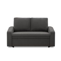 Sofa z funkcją spania, BLOM, Mikrofaza, 148x87x90 cm, szary | TYLETEGOTU