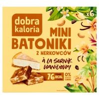 DOBRA KALORIA - MINI BATONIKI - SERNIK WANILIOWY 102g . kartonik