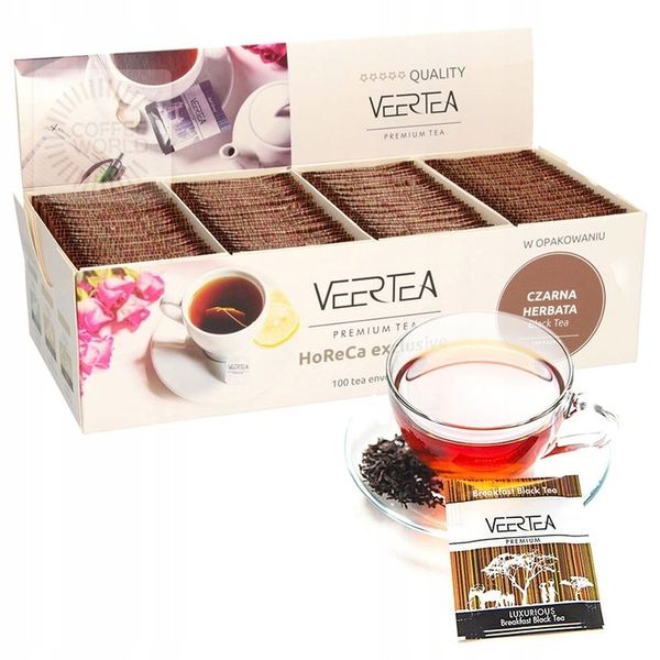 Herbata czarna Veertea Breakfast Black Tea 100 szt zdjęcie 1