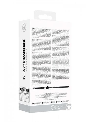 silicone ball gag   with adjustable bonded leather straps na Arena.pl