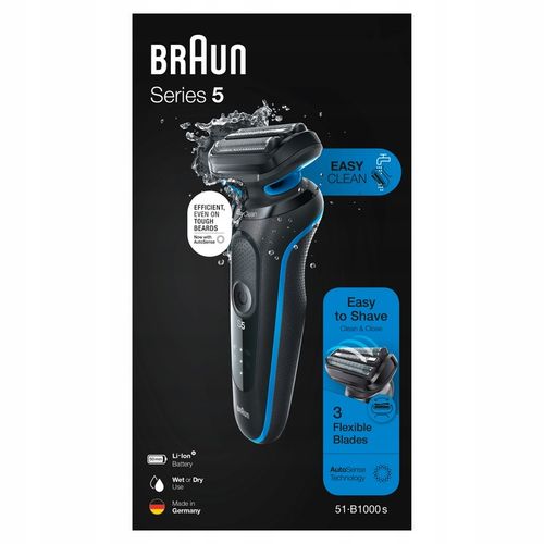 Braun Series 5 51-B1000s Golarka Elektryczna Dla Mężczyzn, Prezent dla na Arena.pl