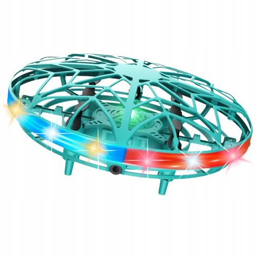 LATAJĄCY mini DRON UFO Dysk Kula Sterowany Ręką Dłonią ŚWIECĄCY LED IR na Arena.pl