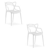 Krzesło KATO - białe x 2