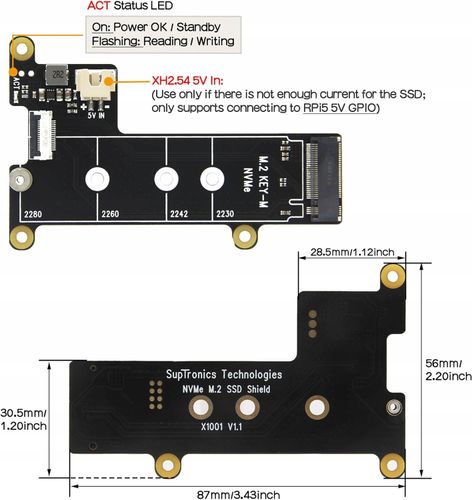 Adapter PCIe do M.2 NVMe SSD dla Raspberry Pi 5 na Arena.pl