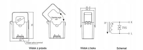 SCT024TS-100A/5A 1% PrzekŁadnik Prądowy na Arena.pl