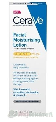 Cerave Nawilżający krem do twarzy SPF50 52ml na Arena.pl