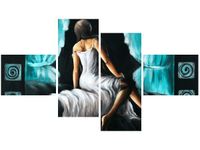 OBRAZ KOBIETA TURKUSIE