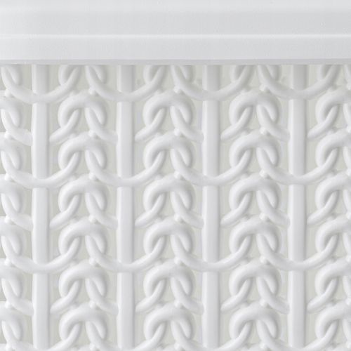 KADAX Koszyk Kosz 6L Pojemnik Z Pokrywą Biały 2szt na Arena.pl