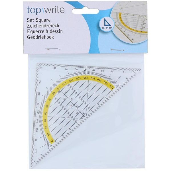 Topwrite - Trójkąt geometryczny 3w1 14 cm zdjęcie 1