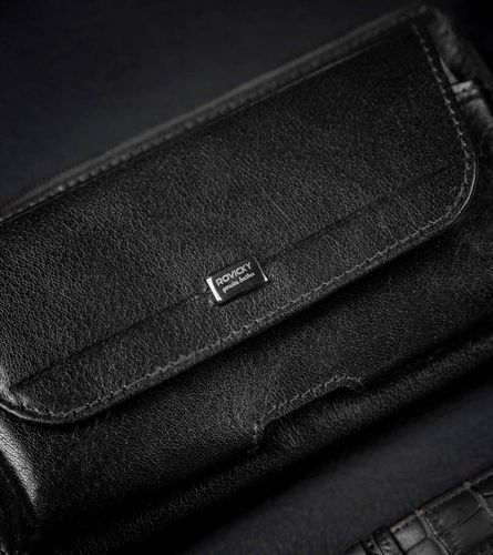 Skórzane etui na pasek z miejscem na karty i dokumenty, RFID na Arena.pl