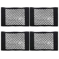 ORGANIZER TORBA SIATKA MOCNA NA RZEP DO BAGAŻNIKA AUTA SAMOCHODU zestaw 4