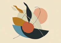 Plakat 84x59,5cm Kształt Organiczny