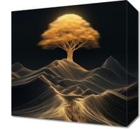 Obraz 30x30cm Drzewo Energii