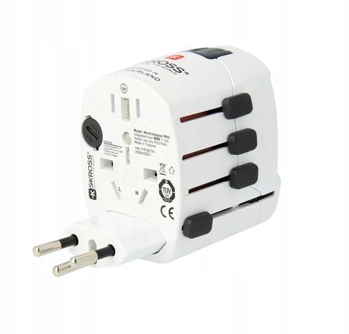 Adapter Podróżny SKROSS PRO 6in1 do 120 krajów UK, USA,Chiny, IT,CH, na Arena.pl