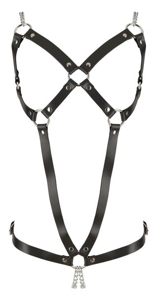 leather harness 2 chains s l zdjęcie 4
