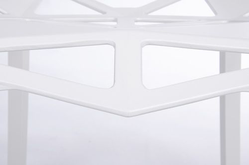 Krzesło split białe - aluminium, nogi białe na Arena.pl