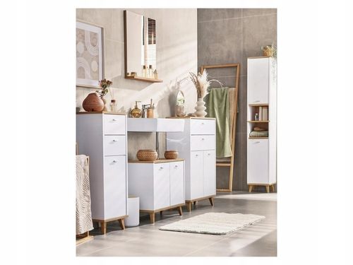 Szafka komoda biała nowoczesna HOMIT stylowa biała 96cm na Arena.pl