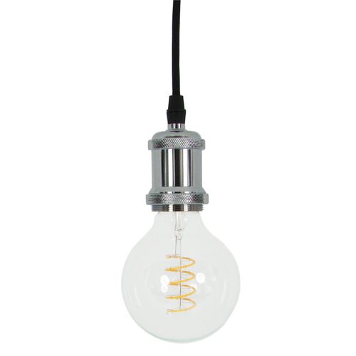 LAMPA WISZĄCA PAJĄK 1  RETRO METALOWA - CZARNA E27 na Arena.pl