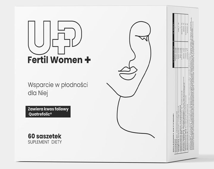 UP FERTIL FOMULA WOMEN DLA KOBIET WSPARCIE PŁODNOŚCI + PREZENT zdjęcie 1