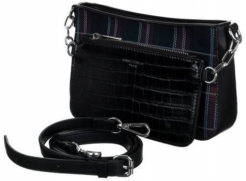 Listonoszka damska w kratę i wzór imitujący skórę krokodyla — David Jones na Arena.pl