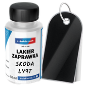 lakier zaprawkowy zaprawka samochodowy skoda ly9t / y9t / 0e mythosschwarz