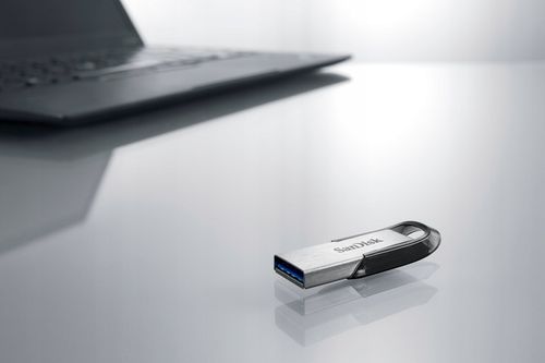 Pendrive SanDisk Ultra Flair 128 GB USB 3.0 srebrny na Arena.pl