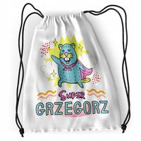 Plecak Sportowy Szkolny Dla Grzegorza Syna Dziecka Z Nadrukiem Ze Zdjęciem