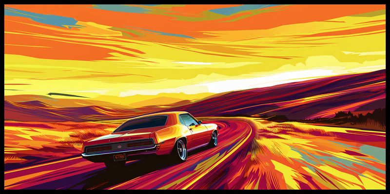 Plakat 91,3x44,5cm Pędź Przed Siebie zdjęcie 2