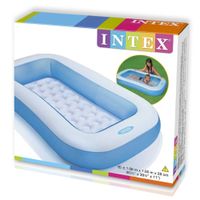 basen dmuchany brodzik miękkie dno 166x100x25 cm   intex 57403