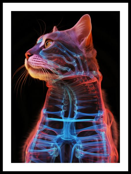 Plakat 39,5x55cm Anatomia Kota zdjęcie 3