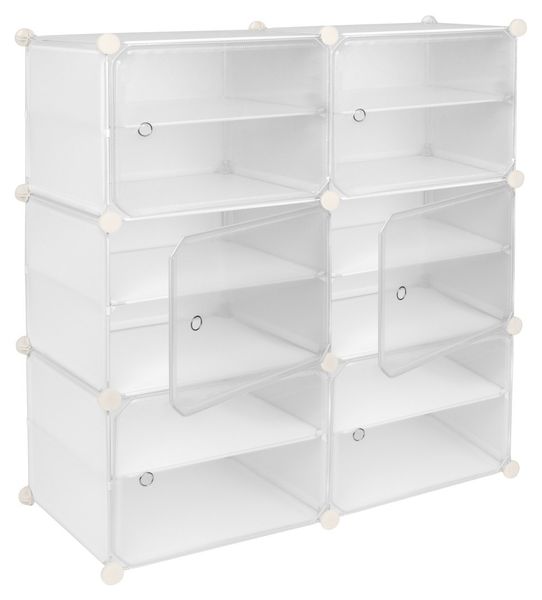 Szafka modułowa na buty PETRA biała zdjęcie 6