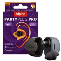 Zatyczki do uszu Alpine PartyPlug Pro Black na koncert 3 rozmiary S/M/L