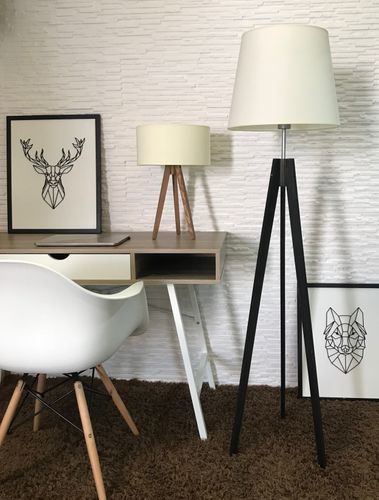 Stołowa lampka SABA trójnóg E27 na Arena.pl