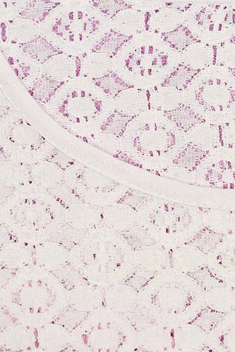 Bluzka Pudrowy Róż, Koronka - 38 / M na Arena.pl