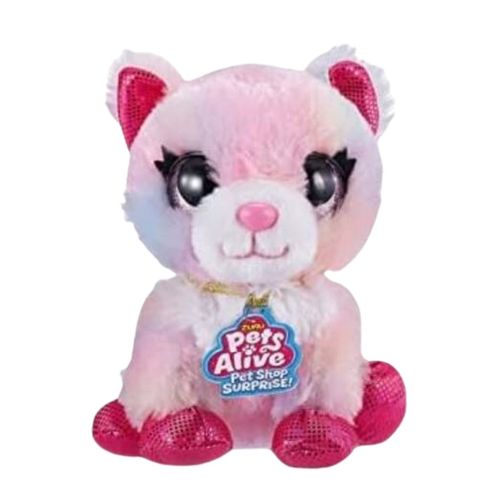 PETS ALIVE INTERAKTYWNY KOT ZABAWKA Z FUNKCJĄ MÓWIENIA I POWTARZANIA ZURU na Arena.pl