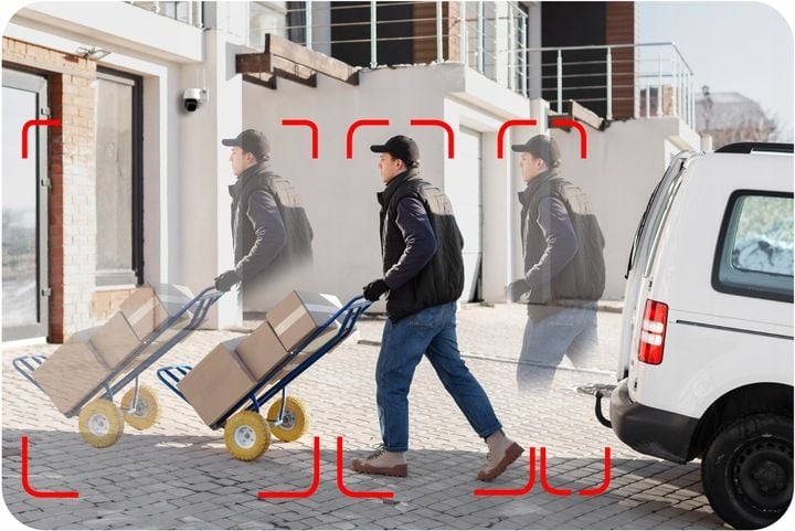 OBROTOWA KAMERA ZEWNĘTRZNA IP WIFI 3X ZOOM 5MPx 2K zdjęcie 2