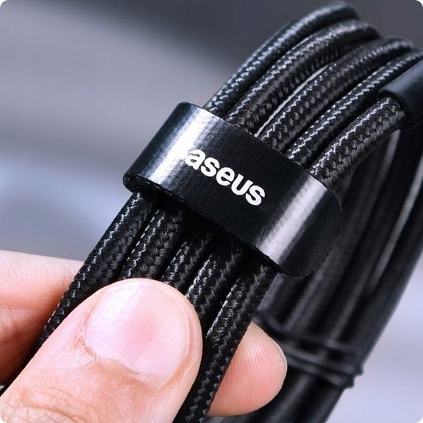 BASEUS MOCNY KABEL USB-C SZYBKIE ŁADOWANIE TYPE-C PD 100W QUICK CHARGE 3.0 zdjęcie 13
