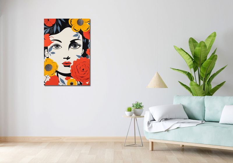 Obraz 60x90cm Kwiatowa Aura zdjęcie 2