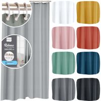 ZASŁONA PRYSZNICOWA TEKSTYLNA DO WANNY ZASŁONKA POD PRYSZNIC WYBÓR KOLORÓW