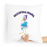 Prezent Poduszka Dla Niani Opiekunka Najlepsza Z Nadrukiem Ze Zdjęciem
