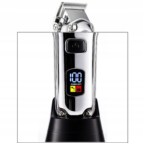 PROFESJONALNA MASZYNKA DO STRZYŻENIA BEZPRZEWODOWA WET&DRY USB ZESTAW na Arena.pl