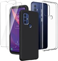 Zestaw 2 Etui LYZXMY z Szkłem Hartowanym dla TCL 305/306/30 SE (6.52")