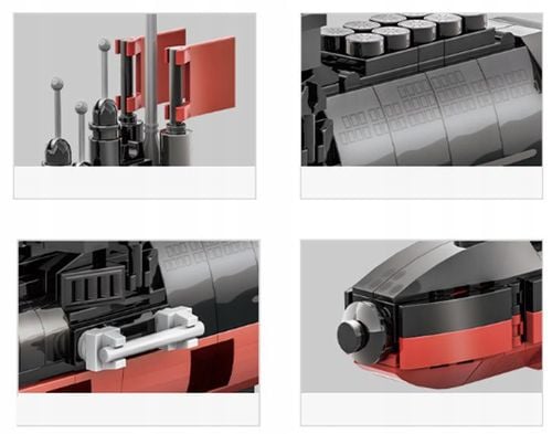 KLOCKI KONSTRUKCYJNE ŁÓDŹ STRATEGICZNY OKRĘT PODWODNY MODEL DLA DZIECI 389 na Arena.pl