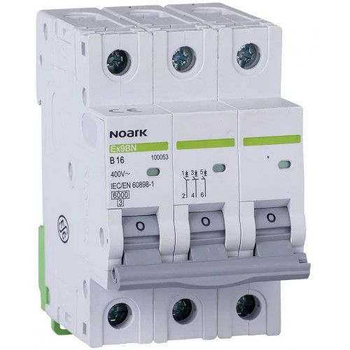 WYŁĄCZNIK NADPRĄDOWY NOARK 3P 10A 6KA TYP C na Arena.pl