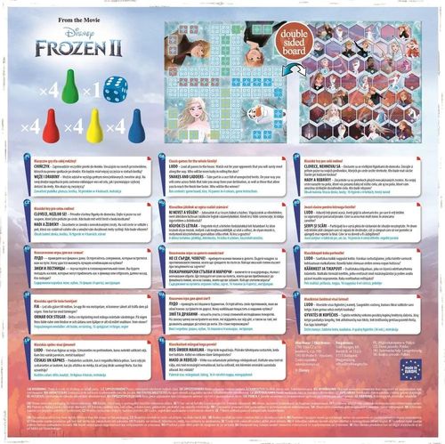 gra chińczyk węże i drabiny frozen 2 02068 na Arena.pl