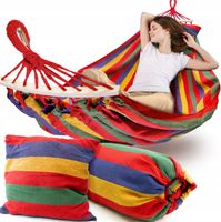 BRAZYLIJSKI HAMAK OGRODOWY DUZY DWUOSOBOWY LOZKO WISZACE OGRODOWE NA BALKON