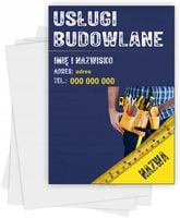Ulotki A5 reklamowe firmowe 5000 szt dużo wzorów USŁUGI BUDOWLANE