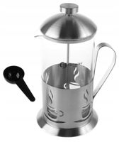 Szklany ZAPARZACZ TŁOKOWY do HERBATY Ziół KAWY French Press 600ml 6964