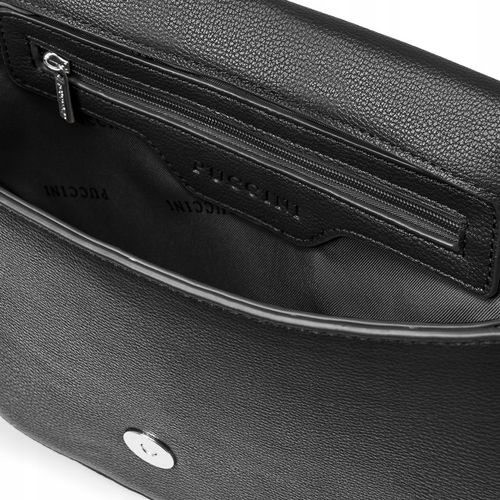Torebka Crossbody Listonoszka Półksiężyc PUCCINI Na Pasku Czarna BML056M-1 na Arena.pl