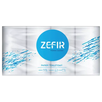 papier toaletowy zefir celuloza biały 3warstwy 27mb 8szt